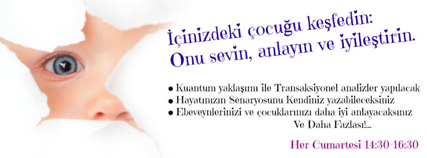 İçinizdeki çocuğu keşfedin! Yepyeni bir eğitime bekleriz. Başlangıç tarihi: 31 ekim.
brainatelier.com/icinizdeki-coc…