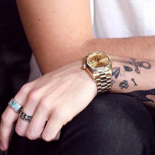 harry styles rolex
