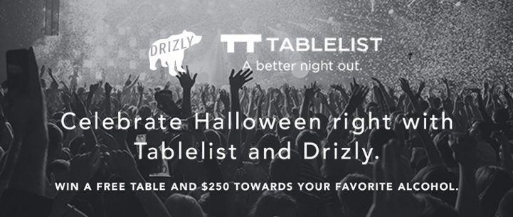 Enter to WIN a Halloween package from @DrizlyDC &amp; Tablelist. Get the details here: bit.ly/1MZch1o