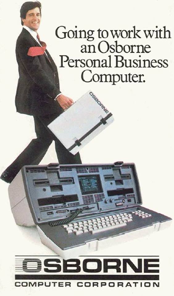ZXRetro's tweet image. Osborne Personal Business Computer - built like a tank and probably just as heavy.