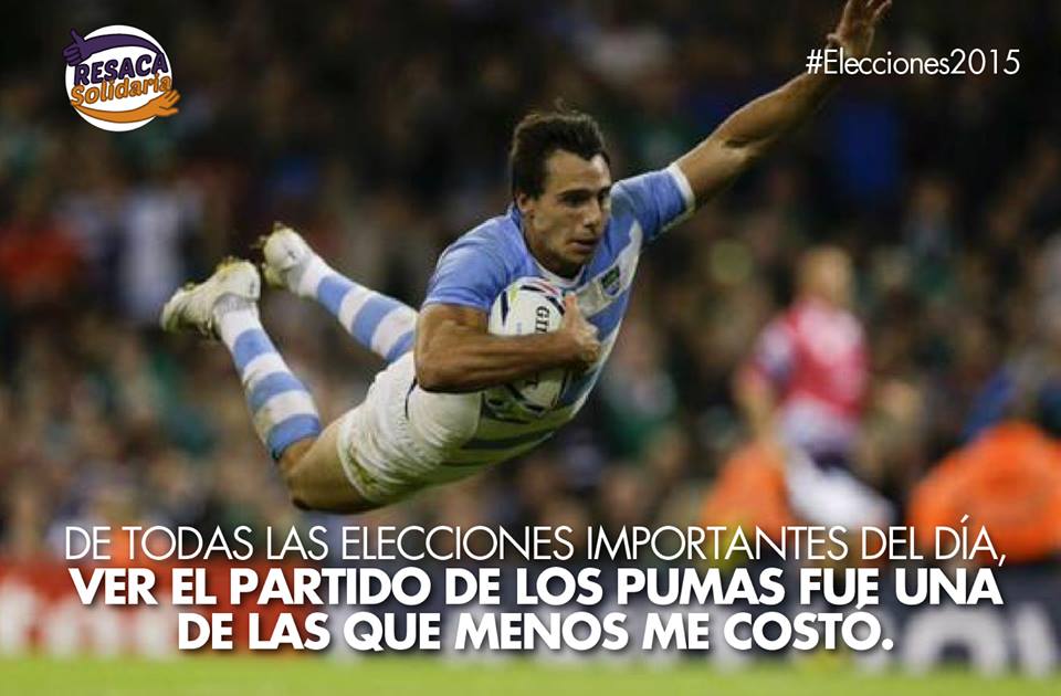 ResacaSolidaria's tweet photo. #VamosPumas #Rugby #Elecciones2015 #APonerseLaCamiseta https://t.co/BOwmR7wtBq