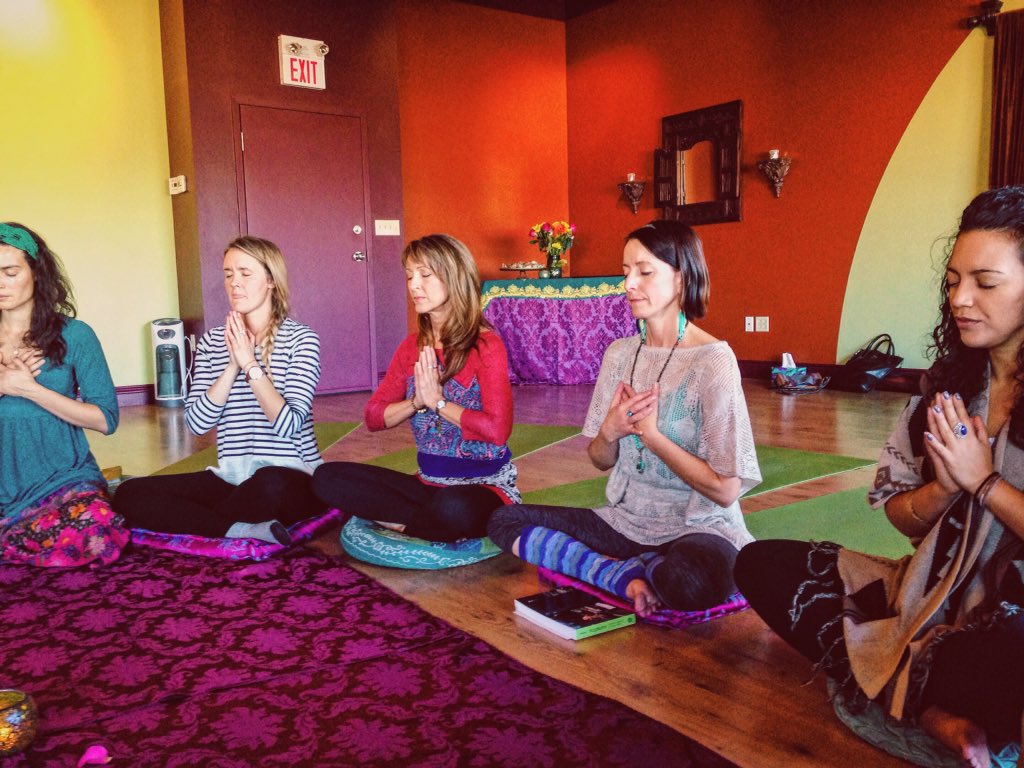 Staff gathering sweetness! #yegyoga #pranayogastudio #yogigathering #yoga