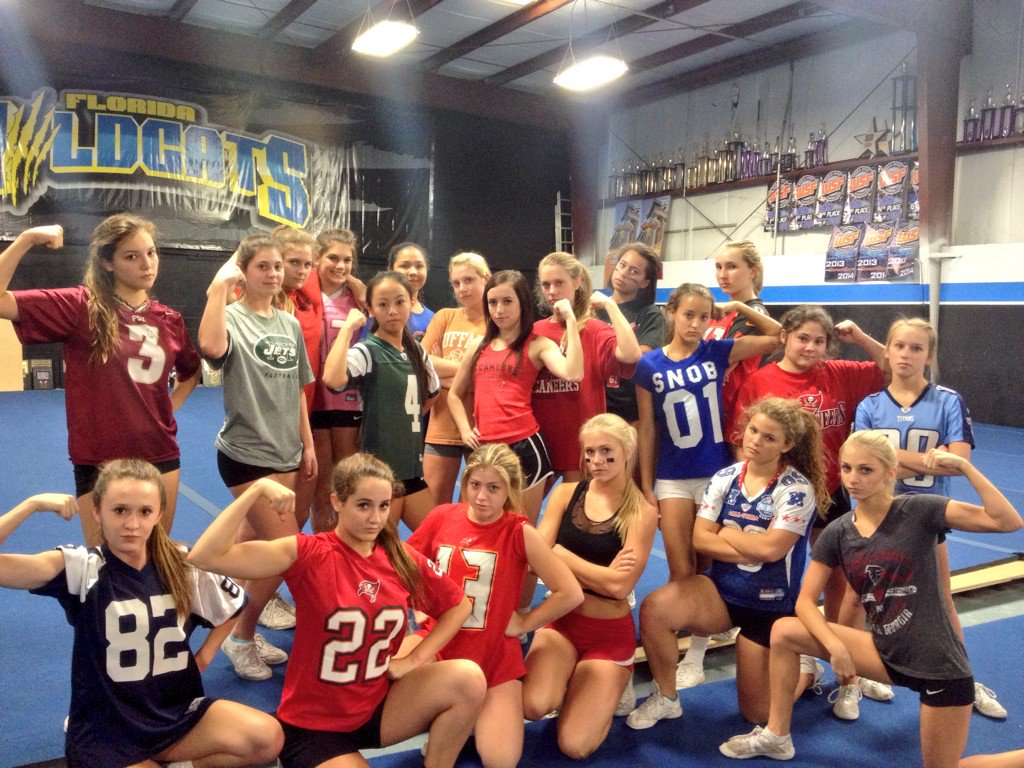 CheerFreedom's tweet photo. Ready for some Competition Season! Thanks Bucky! #weready https://t.co/XKAJsDG03Q