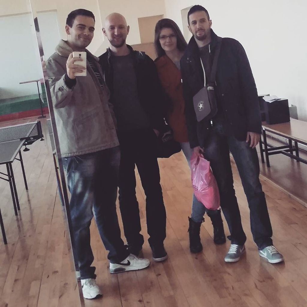 Shoomyrovich's tweet photo. #ToJeTaEkipa 😊 #SofaOpen2015 #TableTennis #FunTime 😊 https://t.co/byvTyXaUgX