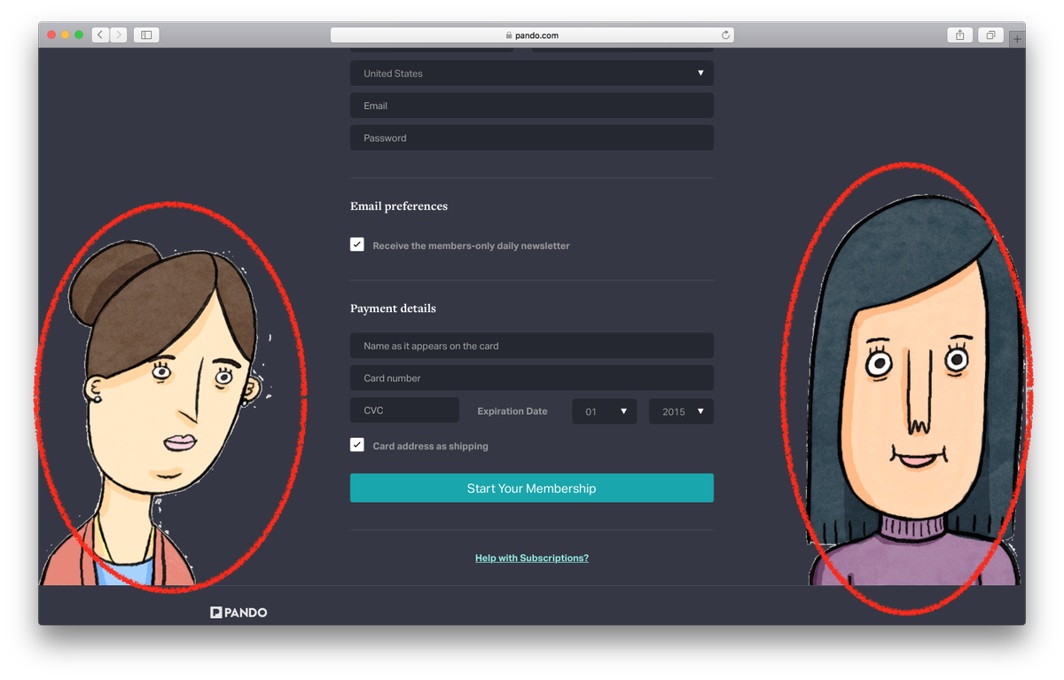 agrumpyvc's tweet image. Idiots @PandoDaily want me to give them $10 a month but can't pay to have the cartoons clipped out without edges?