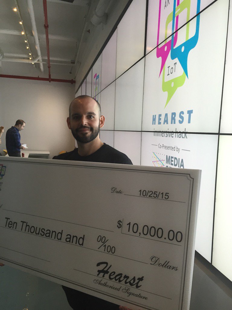 RahelJhirad's tweet photo. #HearstHack2015 @thatJohann are you ready for the announcements ? https://t.co/1Y0CxLT8U8