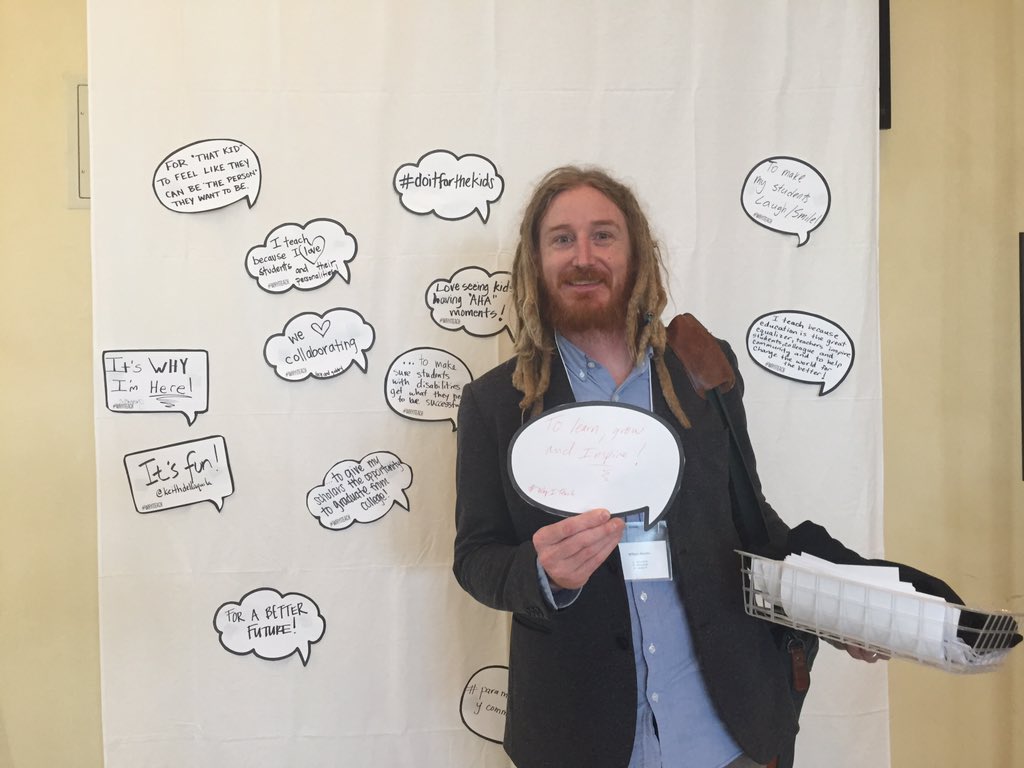 ECET2LA's tweet photo. A few more #whyiteach photos from yesterday! #ECET2LA https://t.co/lmLQvNPxnQ