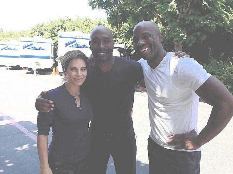 Obi_Obadike's tweet image. I introduced @Morris_Chestnut 2 @JillianMichaels when filming #SweatInc &amp;amp;they were filming #Rosewood on the same lot