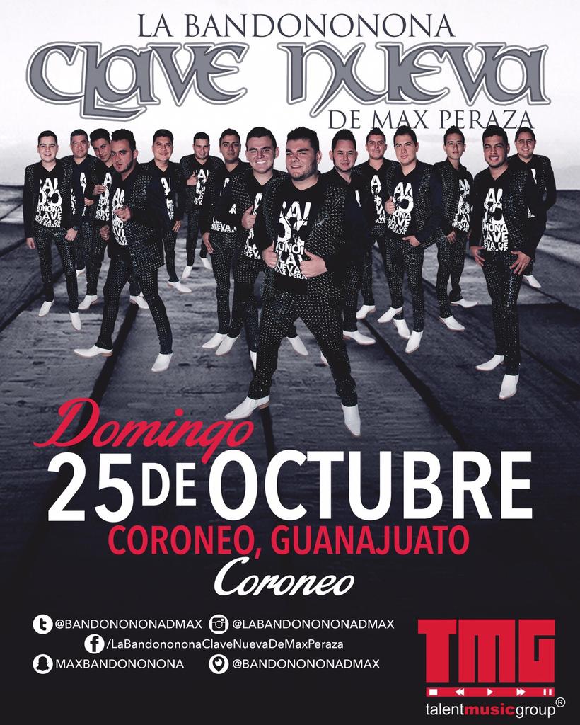 danielosuna_bcn's tweet photo. Hoy doble evento guanajuato
#LaBandonononaClaveNueva #MaxPeraza #GiraElPatron2015 #SiSiSi #Octubre https://t.co/e9rL822h57
