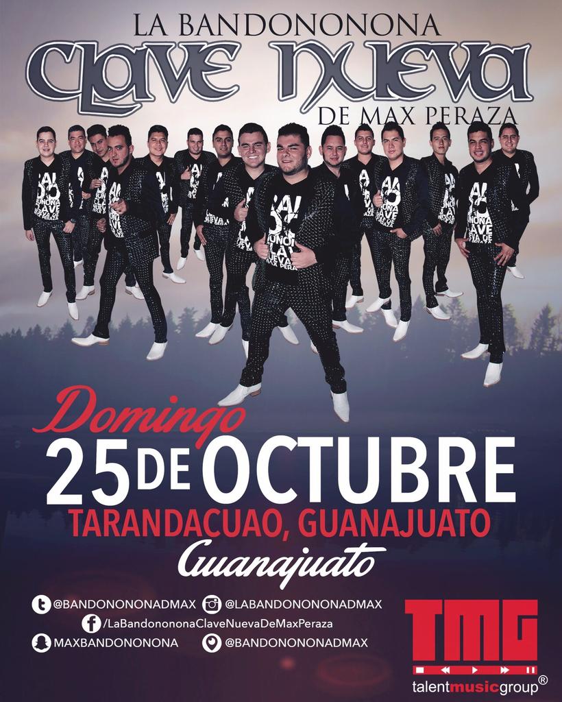 danielosuna_bcn's tweet photo. Hoy doble evento guanajuato
#LaBandonononaClaveNueva #MaxPeraza #GiraElPatron2015 #SiSiSi #Octubre https://t.co/e9rL822h57