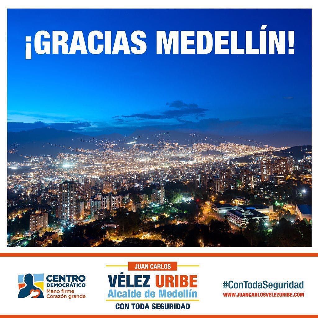 ConcejoUribeMed's tweet photo. Gracias #Medellín por su apoyo en la jornada de votación que acaba de cerrar.Atentos a resultados #VelezUribeAlcald… https://t.co/azQFF6QJIB