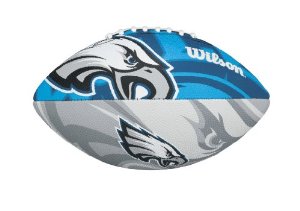 Replay_Sports1's tweet photo. Dont miss the #NFLSundayNight Game #Eagles vs #Panthers! 
Instore &amp; online: Select Wilson Jr Team Logo Footballs! https://t.co/DwxE3huisE