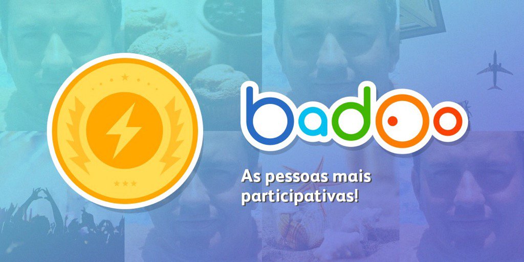 paulistabrasa's tweet photo. Sou uma das pessoas mais participativas da semana no #badoo! Olha lá! https://t.co/6RmXX8kASm https://t.co/KvQtu4HhD1