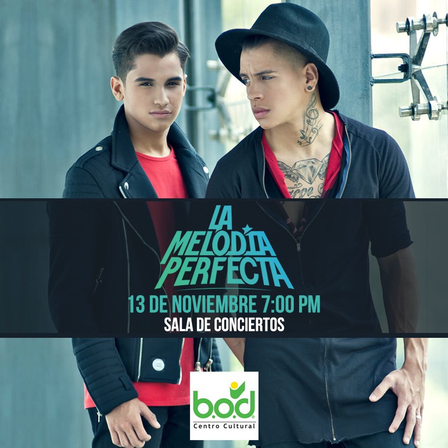 MelodiaPerfect's tweet photo. Este 13 de noviembre nos vemos en la Torre BOD.

Entradas a la venta en Ticket Mundo. https://t.co/Nv2FJZpwNL