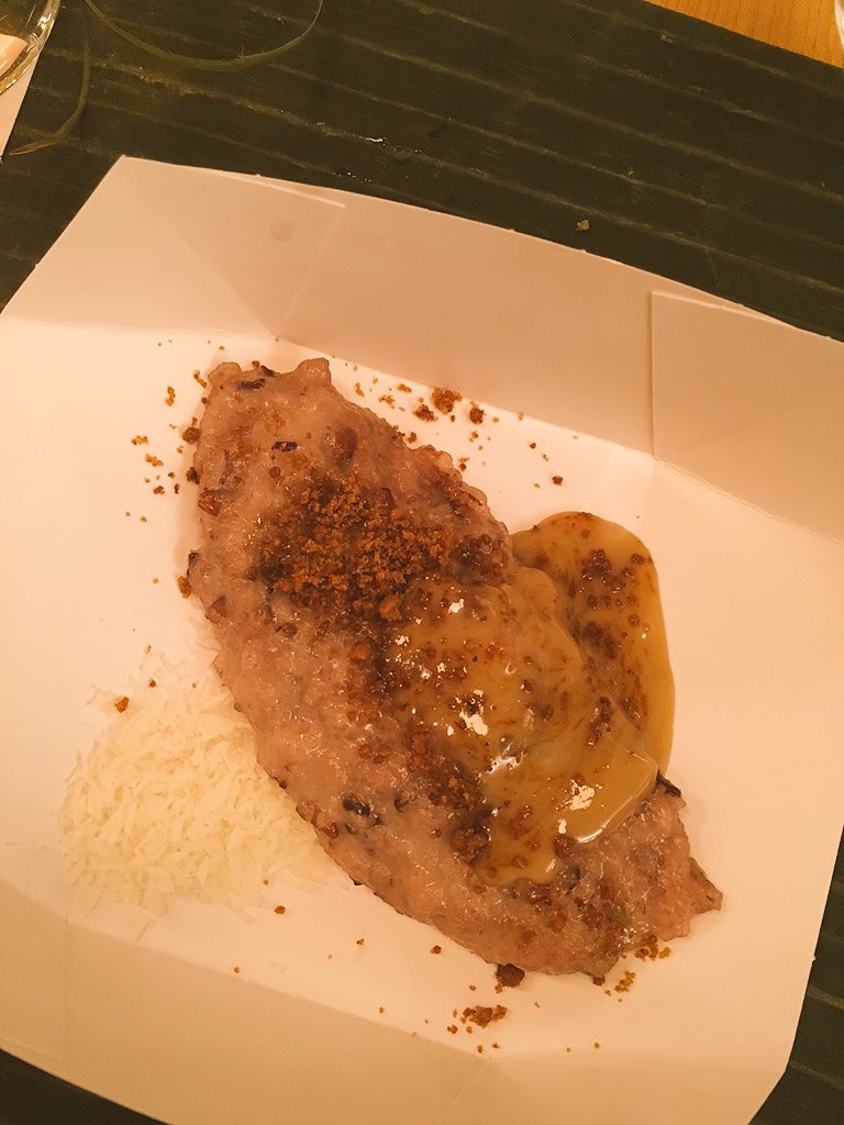 Aubreader's tweet photo. #MilagrosProject Dessert: Sumon Latik @Saus_Boston https://t.co/vLn6INCQkn