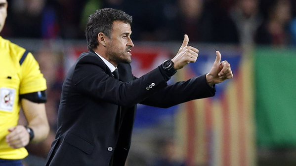 FCBarcelona's tweet image. Luis Enrique: "Today was tough for us. We got through the game on intensity and effectiveness." #FCBlive #FCBEibar