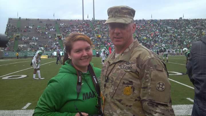 CnvntnlGrfr's tweet photo. I can't thank @HuntingtonMayor enough for making it possible to spend some extra time with my dad! 💚🏈🐂 #BeHerd https://t.co/AXoOXQi3i3