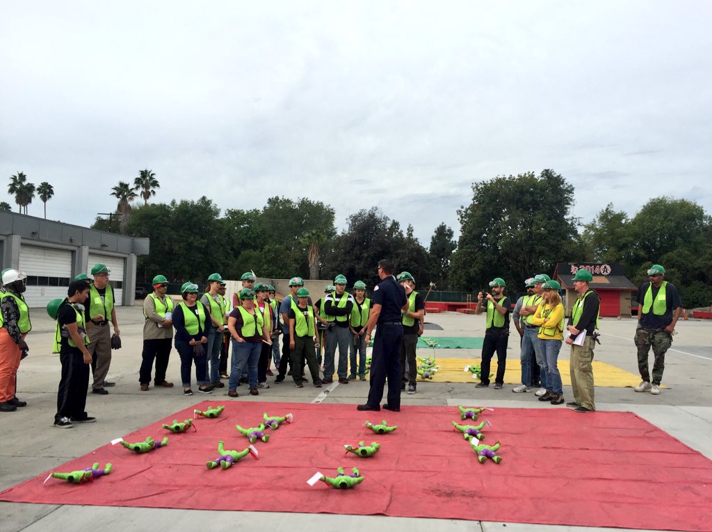 LBCERT's tweet photo. You can't predict... But you can #prepare! Learning Disaster Medical Operations this morning. #LBCERT class #2015I https://t.co/Uro922WxSi
