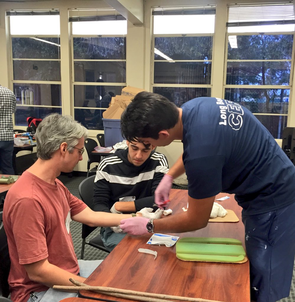 LBCERT's tweet photo. You can't predict... But you can #prepare! Learning Disaster Medical Operations this morning. #LBCERT class #2015I https://t.co/Uro922WxSi