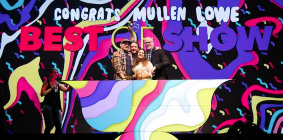 naomi_troni's tweet photo. Amazing news @mullenloweus! Wins Best of Show for #FlyingItForward at @TheAdClub's #Hatch55 https://t.co/0Zj5np5UlV https://t.co/d4dsSrkL6c