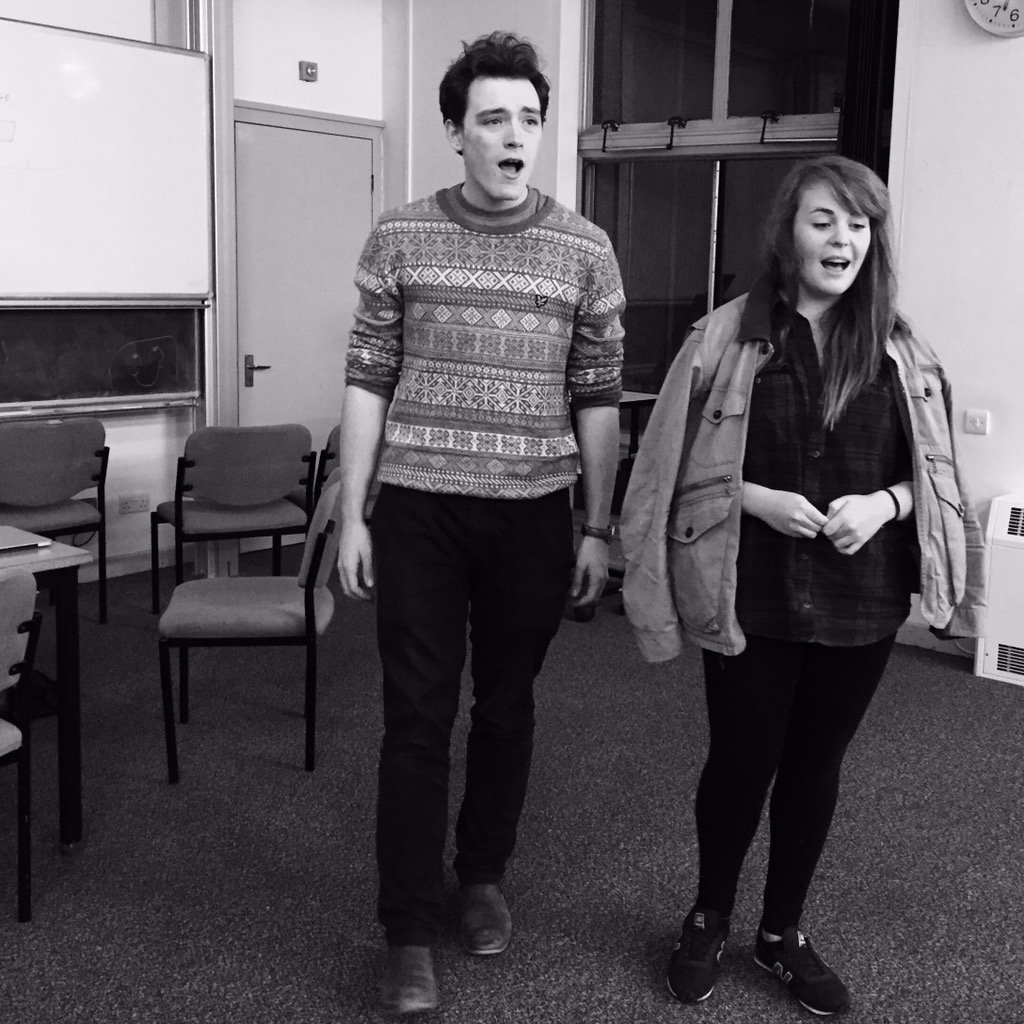 CHMSDogfight's tweet photo. #FirstDateLastNight - this pair are just too cute together, so excited for the show to open on Thursday! https://t.co/5MbrIiZP7F