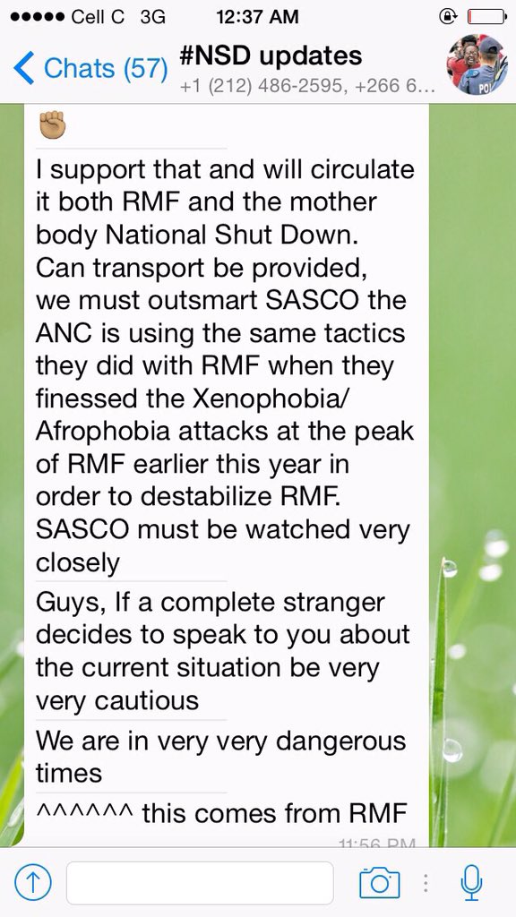 EsethuOnDuty's tweet photo. Guys this whatsapp group has Americans even on it, concerned and deliberating on a protest in SA - JUDGE ! https://t.co/nrskAVOJKA