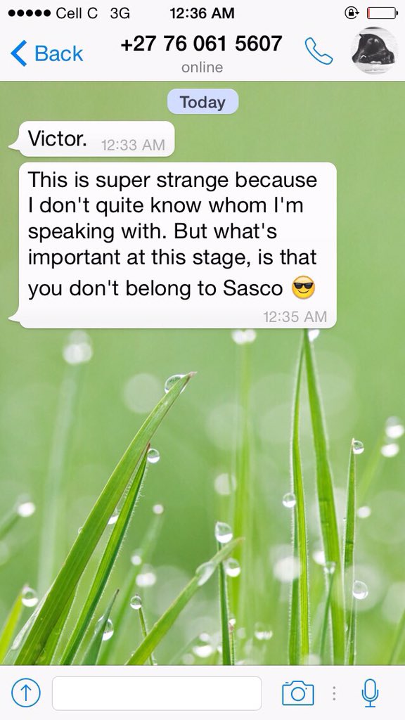 EsethuOnDuty's tweet photo. Guys this whatsapp group has Americans even on it, concerned and deliberating on a protest in SA - JUDGE ! https://t.co/nrskAVOJKA