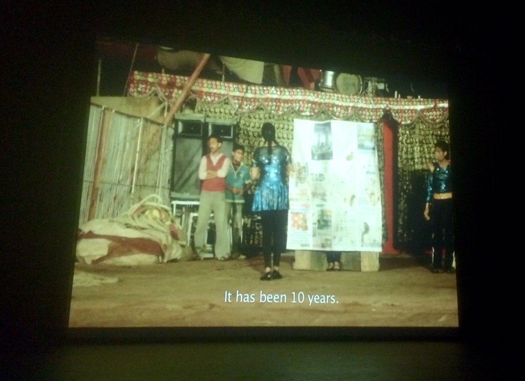 TasveerOrg's tweet photo. Now watching short film, ode to circus from #Pakistan "Lucky Irani Circus" w/Anam Abbas in the house! #SSAFF2015 https://t.co/Ren3VkRzxO