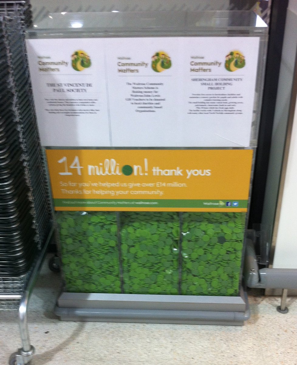 ThePatchSCSP's tweet image. We're doing well @waitrose Community Matters - but could always do with some more green tokens before the end of Oct