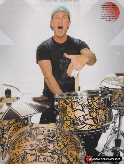 Happy birthday to the one and only Chad Smith the greatest drummers of all time 