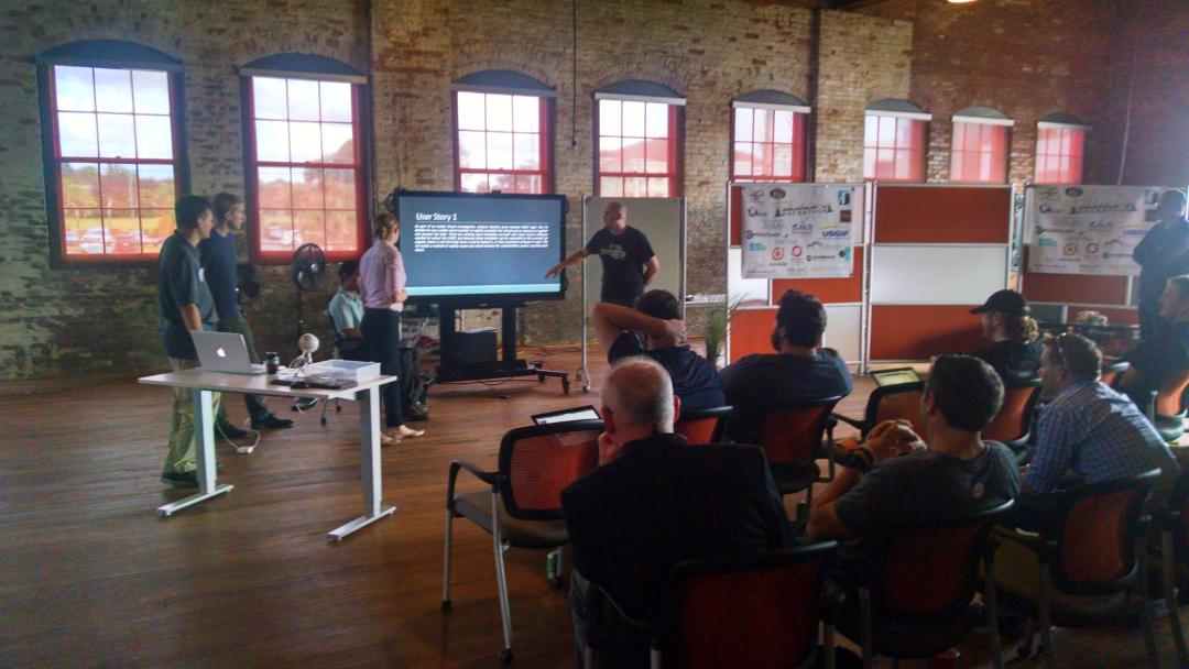 trijeff's tweet photo. Mil-OSS Hackathon at SOFWERX team presentations are awesome. Best and the brightest are in Tampa. #SWXHACK https://t.co/eky8Pj0SQP