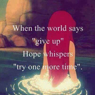 I will never give up! #princess #myworld #NeverGiveUp