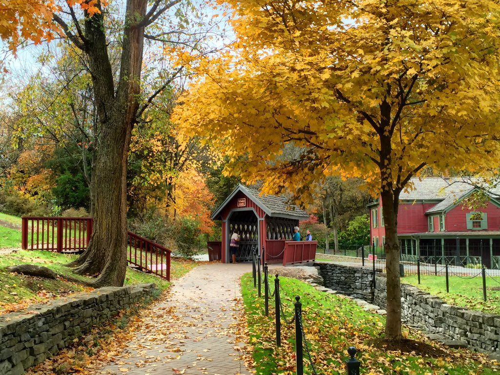 MakersMark's tweet photo. #MeetMeAtMakers #FallForMakers RT @ChadMardis: Beautiful Fall colors at Makers Mark today.@Kentuckyweather https://t.co/QxvmjfOa9k