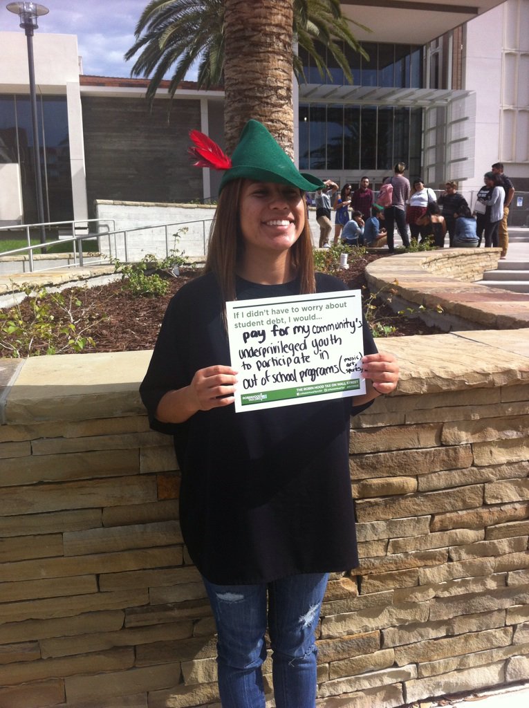 USASUCSB's tweet photo. "If I didn't have to worry about student debt, I would...pay for my community's und.... https://t.co/VTe3VwGzA7 https://t.co/o8bZEgIlPS