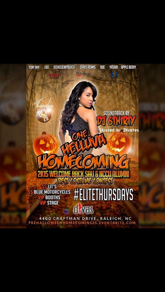 swissroll_'s tweet photo. #NCCU #STAUG HOMECOMING KICKOFF PARTY Hosted By @2kYates At CLUB DIVAS #Homecoming2k15 https://t.co/eZWw8XDrtN