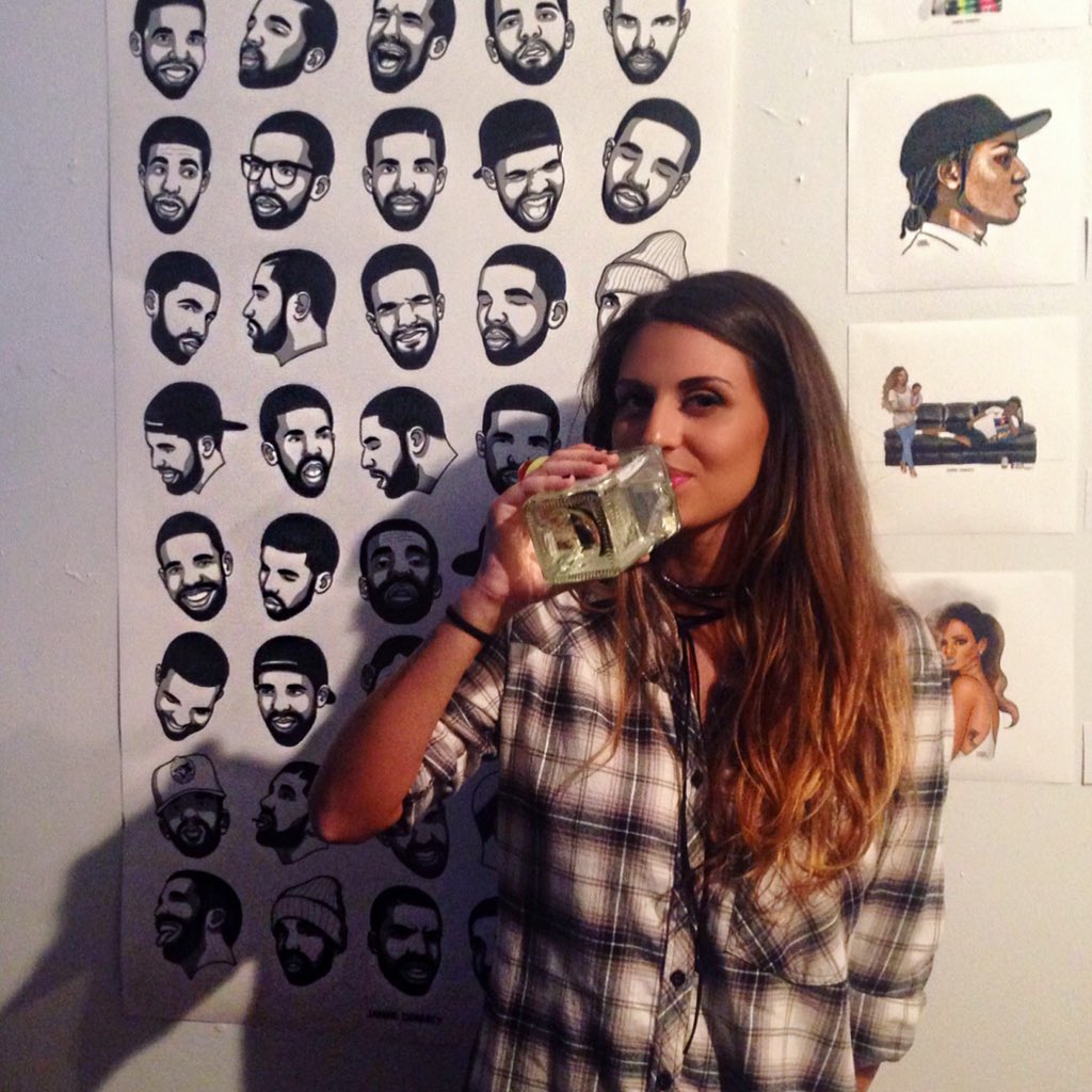 JanineCDoherty's tweet photo. #DRAKEDAY with my "50 Shades of Drake" piece @Drake #jdohdraws #50ShadesOfDrake https://t.co/7sxz9OwbuT