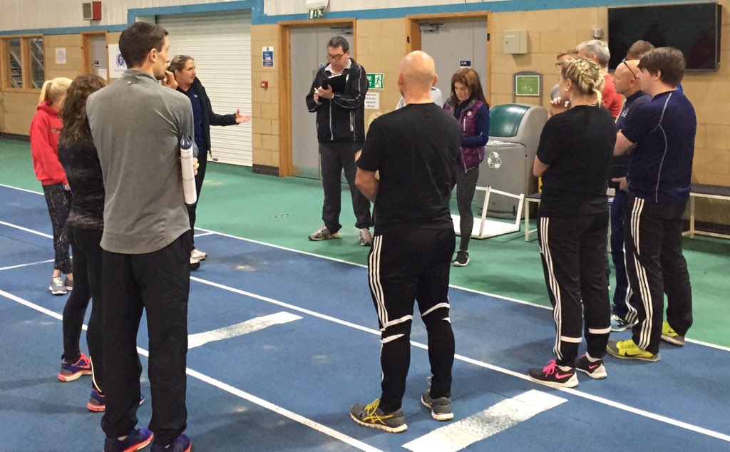 WelshAthletics's tweet photo. Great weekend of learning for coaches across Wales... Athletics Coach course and National Speed Workshop in NIAC https://t.co/G6rUZRTNDR
