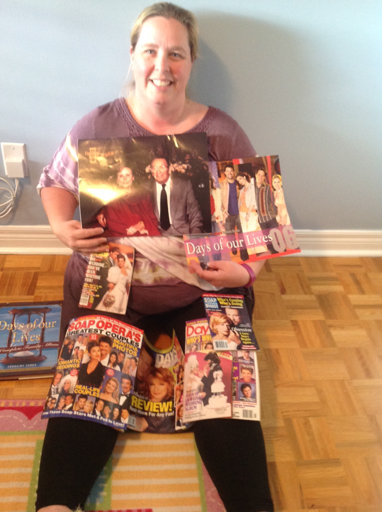 HPrechner2212's tweet photo. Will celebrate the 50th of Days with all the DOOL items I own &amp; recalling all the 'Days' gone. #Days50ContestCAN https://t.co/5o1ywcYccg