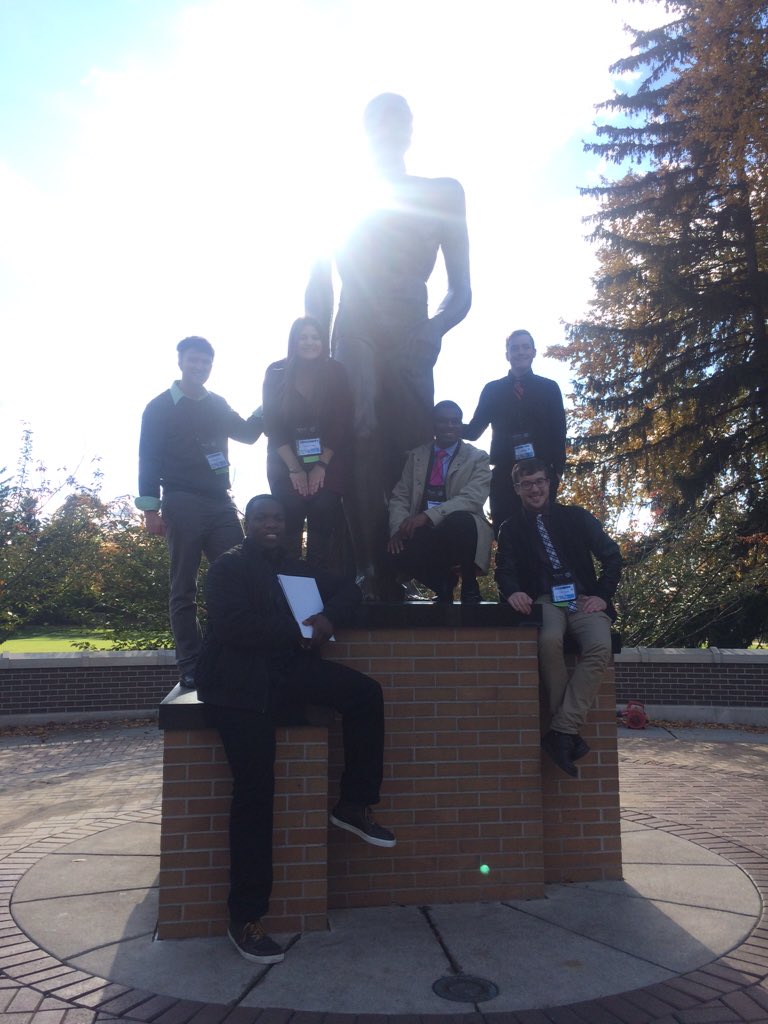 GvsuAsap's tweet photo. GVSU ASAP at MCPA Conference at MSU. #nextgen15 #peacejustice15 #mi-asca15 https://t.co/fr1vyFRIKW