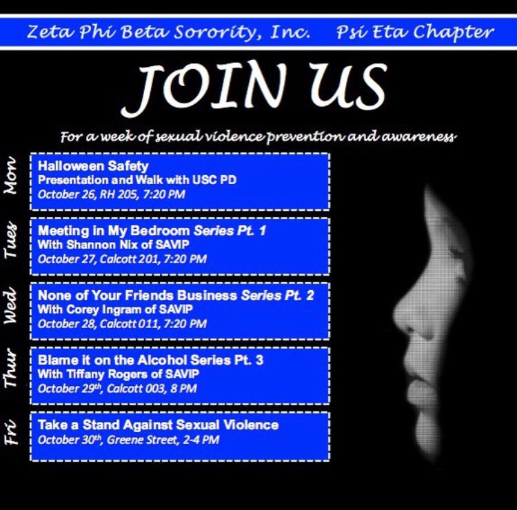 Join the <a href="/PsiEta1920/">Psi Eta</a> for a week of sexual violence prevention and awareness!