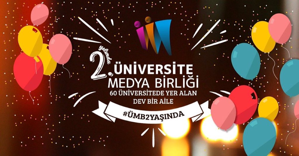 Kuruluşumuzdan bugüne her zaman desteklerini sunan <a href="/medyabirligi/">Üni Medya Birliği</a> ailesine sonsuz teşekkürler. #ümb2yaşında