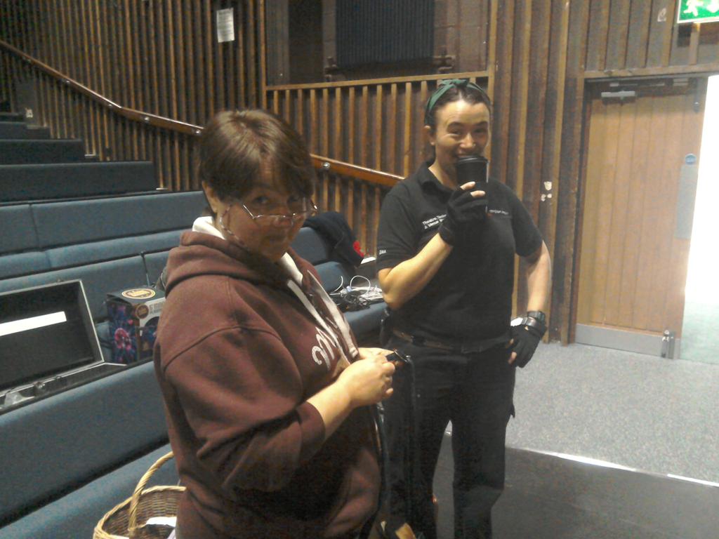 uppingham_co's tweet photo. The magical #MandyJackson and BexKey getting ready 4#WyrdSisters@#UppinghamTheatre this #Halloween https://t.co/WiJOZTkc3F