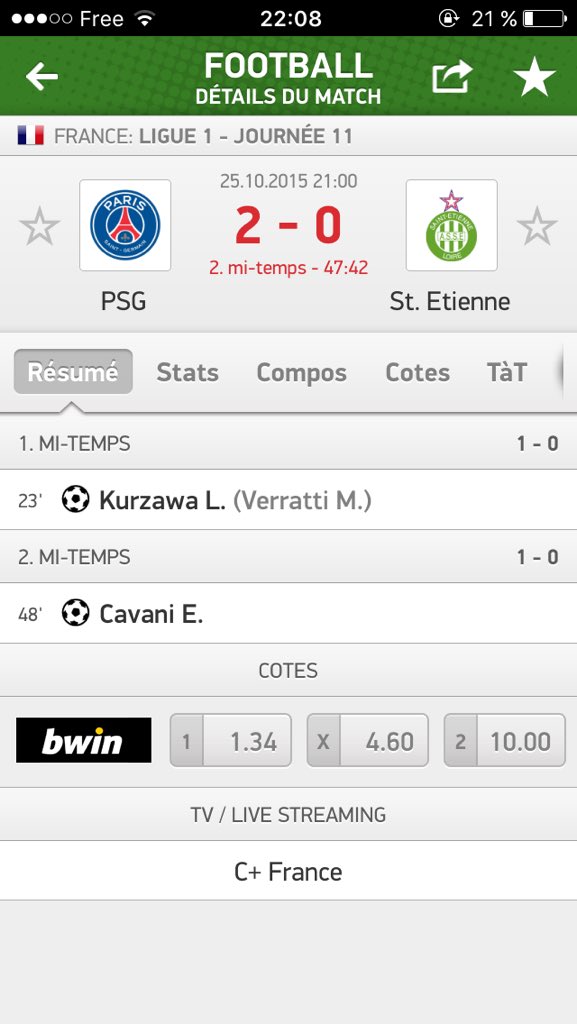 PronosMa's tweet image. CAVANI 🌪🌪🌪👏🏻⚽️