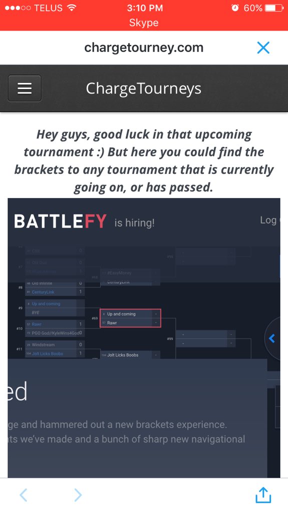 Abruption_NS5's tweet photo. @ChargeOLT advance wam Rawr they ended game after we won so no proof of win https://t.co/Pa9Y145HJZ