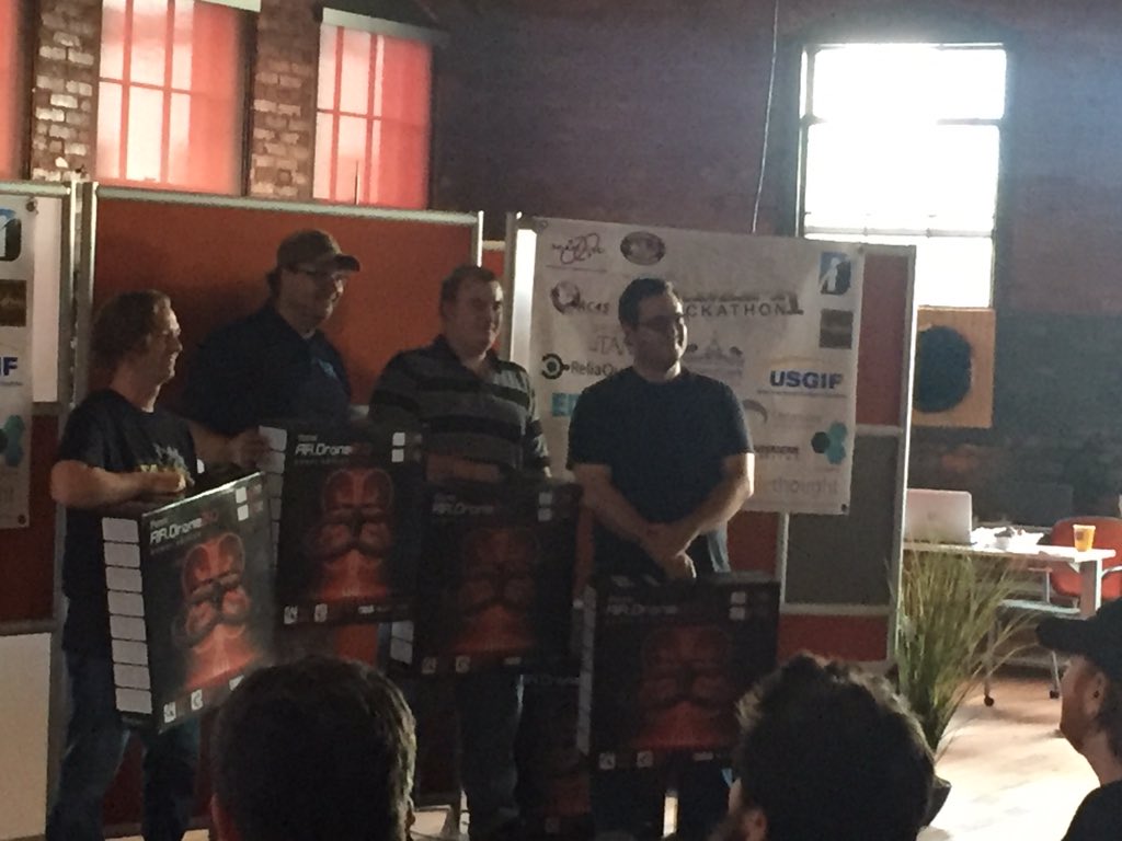 K_Burton's tweet photo. Congrats to team Shudder #swxhack https://t.co/KeXyiwCXMz