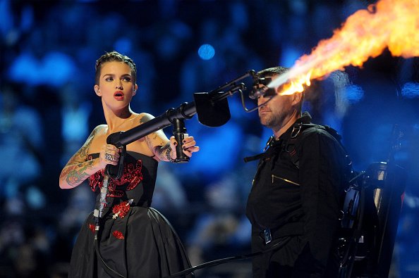 mtvitalia's tweet photo. Così, perché Ruby Rose spacca. #MTVEMA https://t.co/9PLfMlHQxB