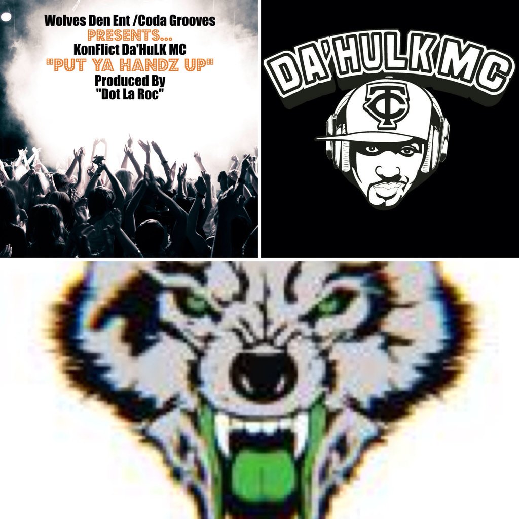 k_cannavo's tweet photo. @IamDaHulkMc New Song Release  #PutYaHandzUp producer #DotLaRoc #CodaGrooves #WolvesDenEnt 
https://t.co/DG23PlfMxJ https://t.co/FIdIw3UN6d