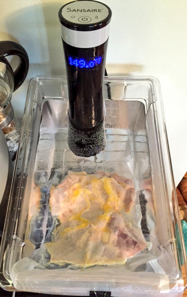 #SousVide Boned #Turkey Thigh @ChefSteps  @EatTender @TwitterFood @sansaire