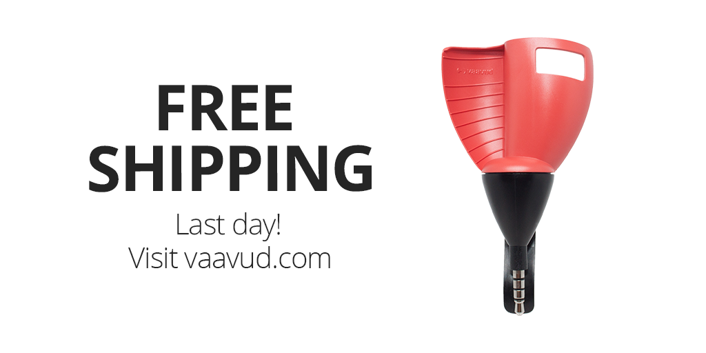 Vaavud's tweet image. It is the last day to enjoy our free shipping offer guys! 
Visit vaavud.com #WindMeter #FreeShipping