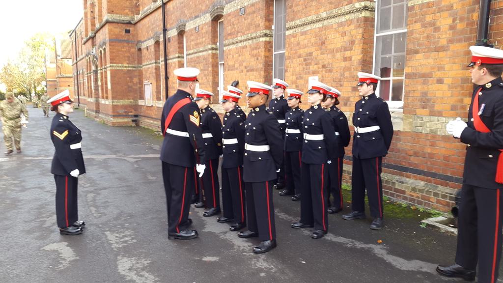 Berkshire District Trafalgar Day Parade in Reading today.